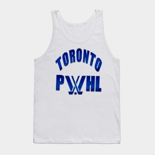 Distressed blue Toronto PWHl Tank Top